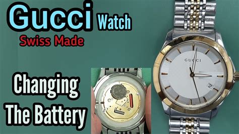 gucci watch battery replacement|Gucci watch repair service center.